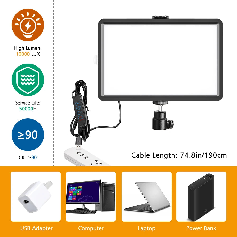6-inch LED Video Studio Light Panel