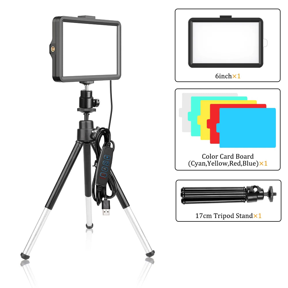 6-inch LED Video Studio Light Panel