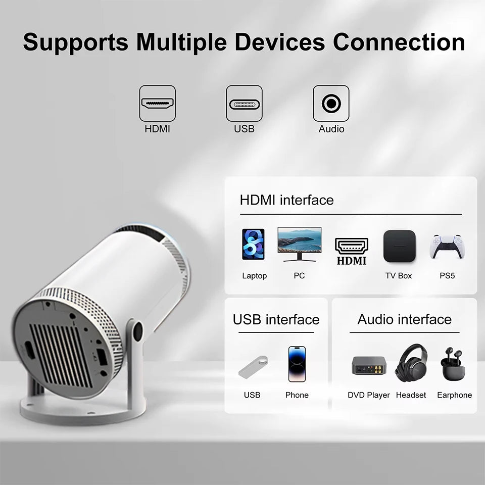 2025 4K HD Portable Projector