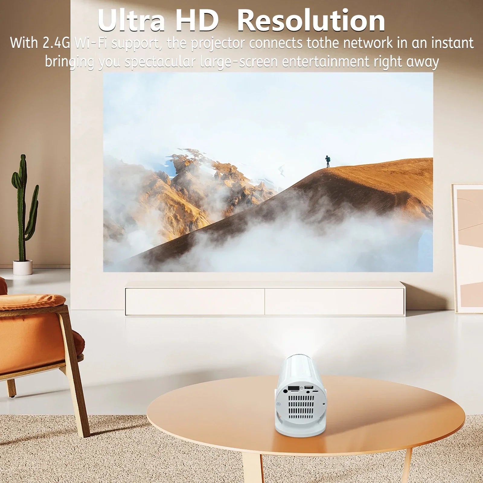 LED Mini HD Portable Projector